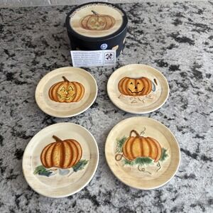 MWW Market How to Carve A Jack-O-Lantern Halloween 4  Mini Plates-Cookie Cake